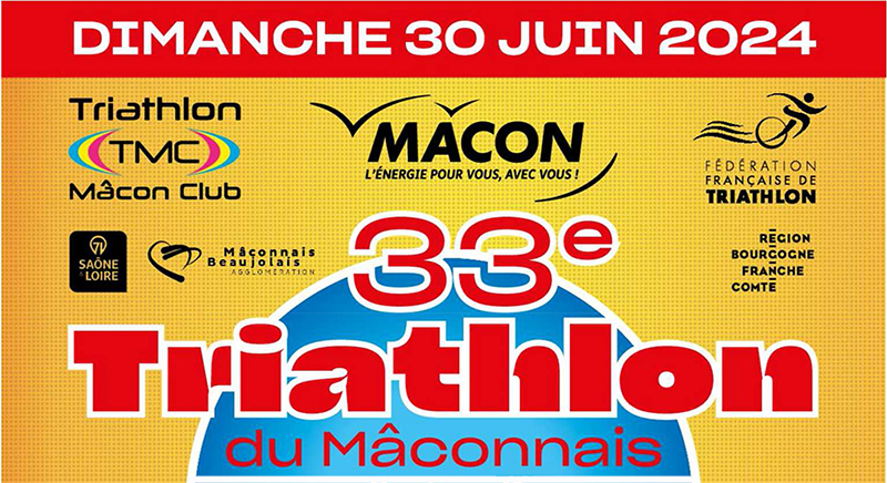 Bandeau 30eme Triathlon Macon